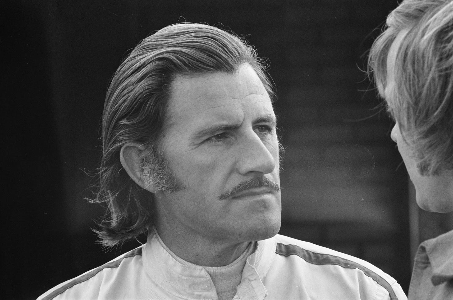 Graham Hill at the 1971 Dutch Grand Prix.