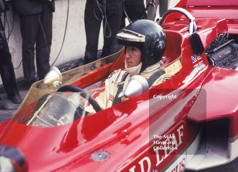 Jochen Rindt in his red Lotus.