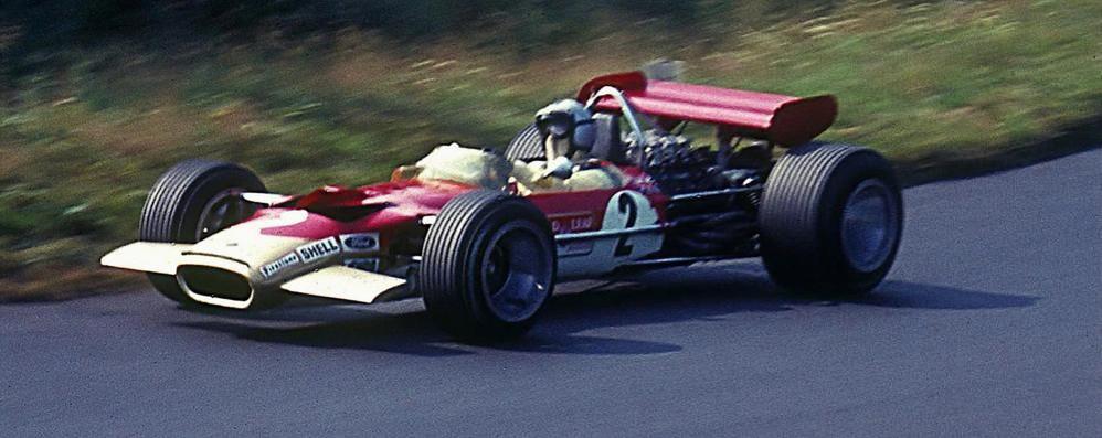 Jochen Rindt in his Lotus.