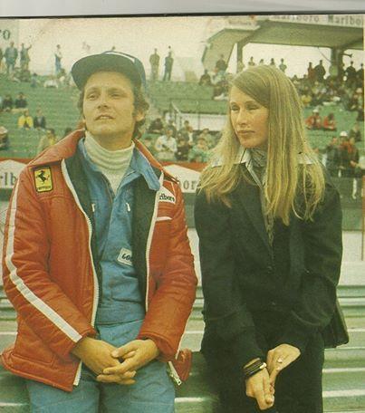 Niki Lauda and Nina Rindt.