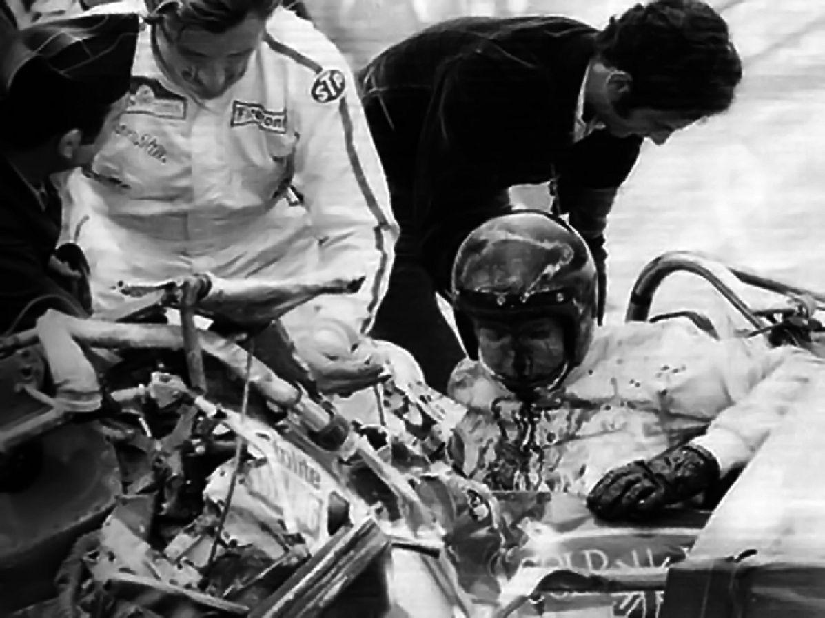 Jochen Rindt, Spain 1969 crash.