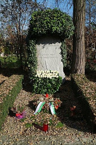Rindt's grave in Graz.