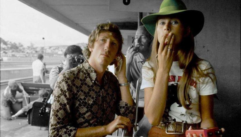 Jochen Rindt and Nina in 1970.