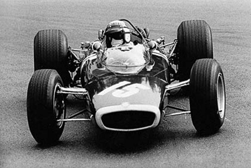 Jackie Stewart racing.