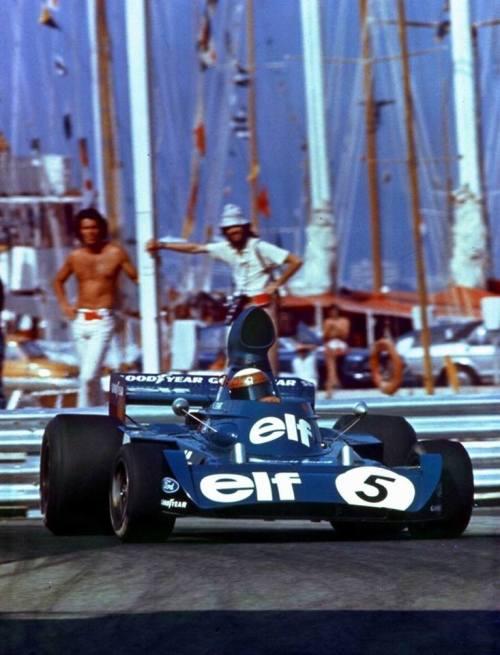 F1 Championship, 1973 Monaco Grand Prix, Jackie Stewart, Tyrrell 006 Ford.