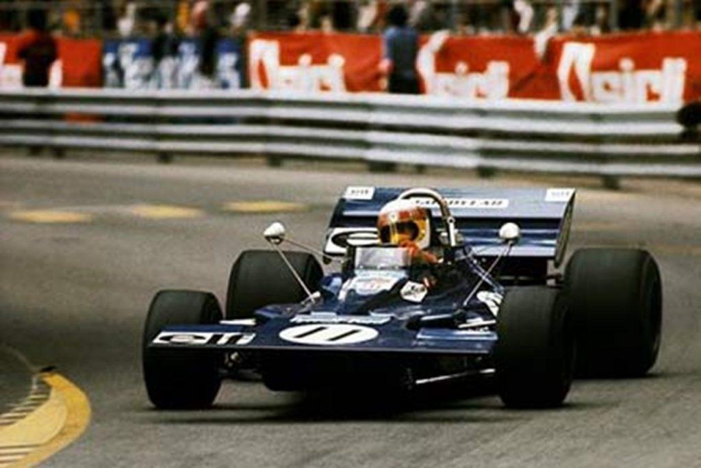 Jackie Stewart racing.