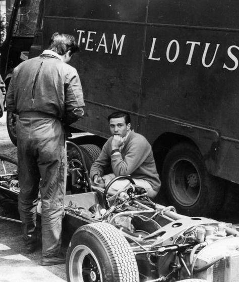 Jim Clark, team Lotus.