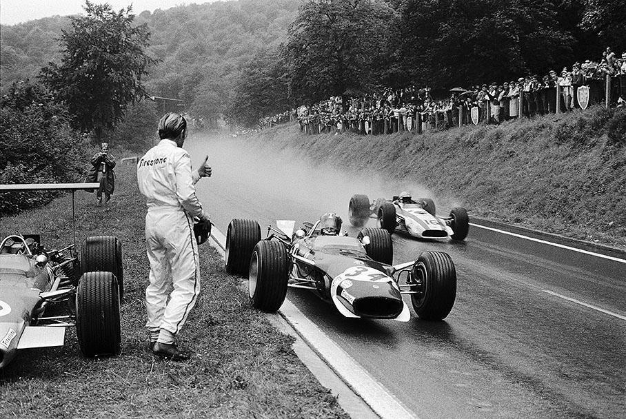 Graham Hill and Jo Siffert, France 1968.