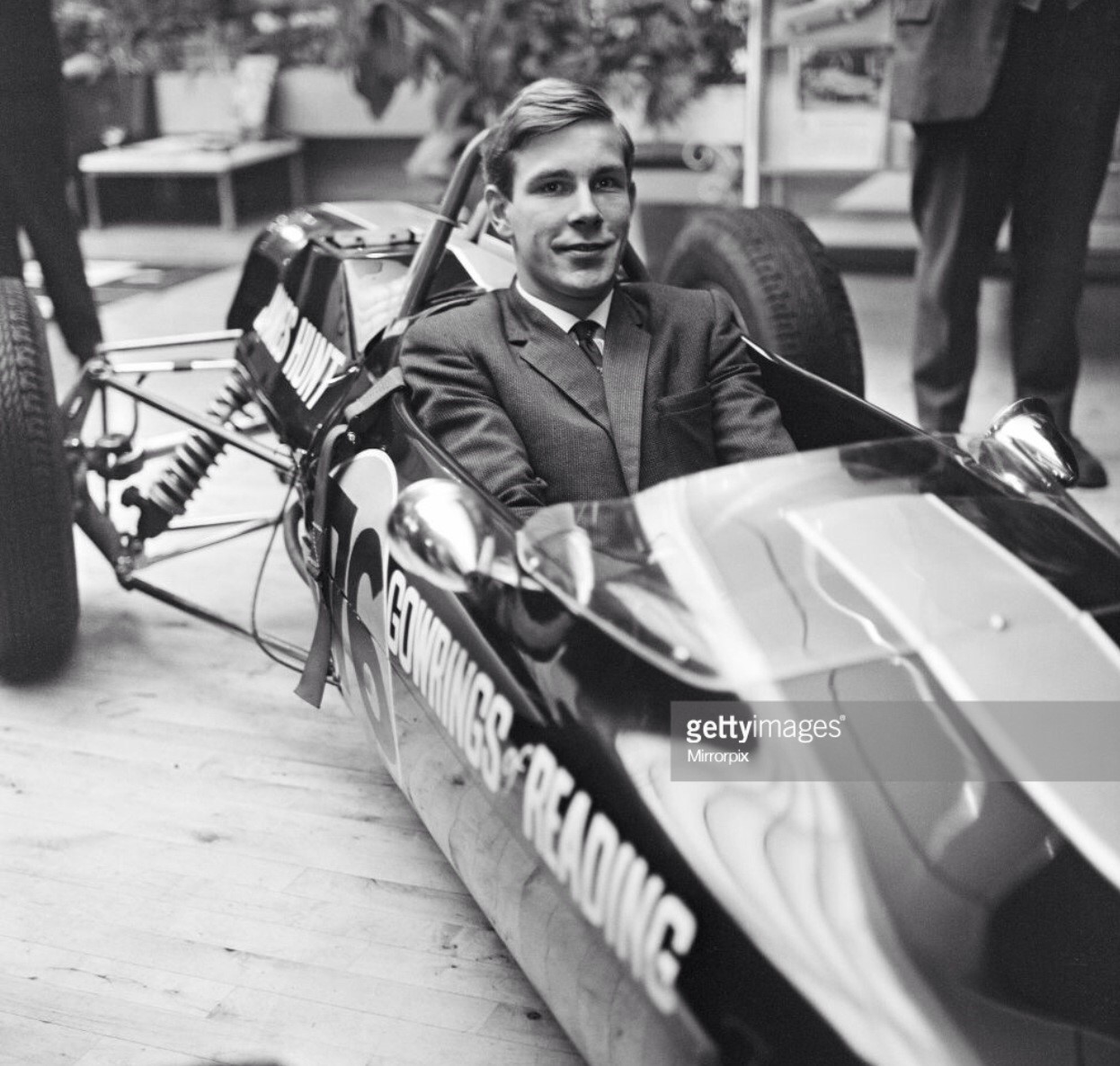 21 years old James Hunt aboard his brand-new Merlyn Mk11A Formula Ford on 02 December 1968.