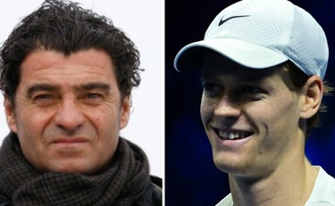 Jannik Sinner and Alberto Tomba.