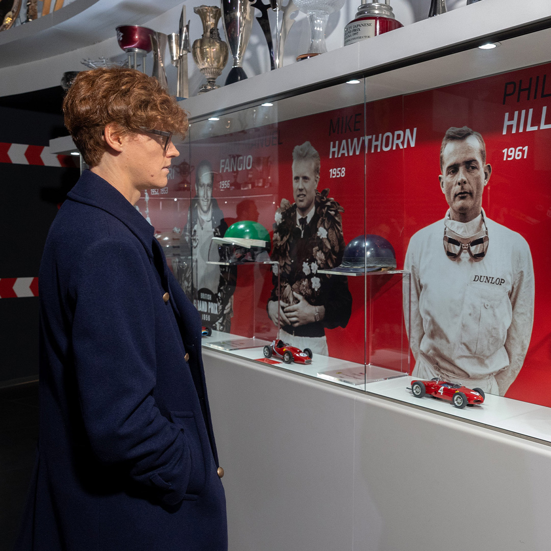 Jannik Sinner in Maranello.