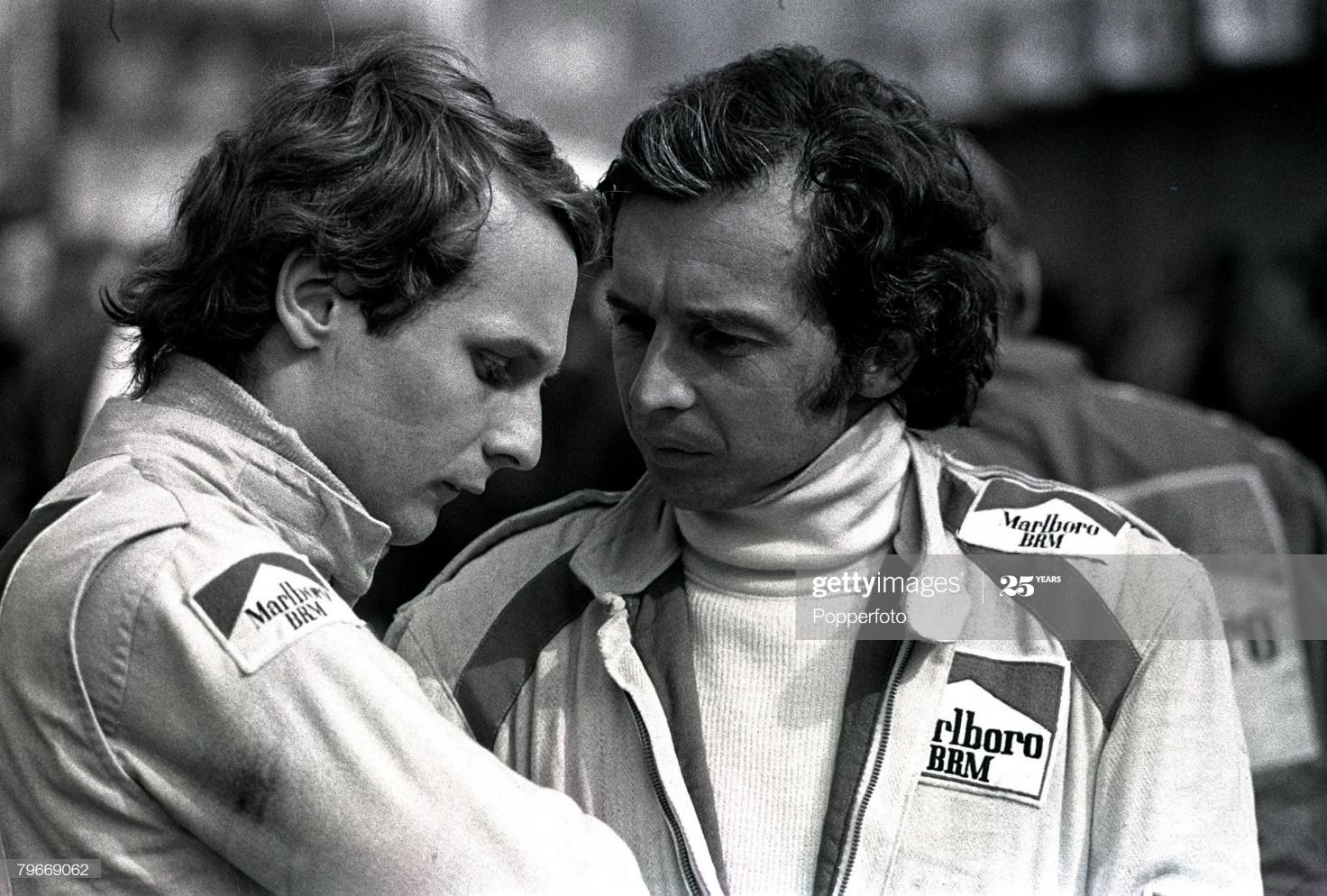 Jean Pierre Beltoise and Niky Lauda.