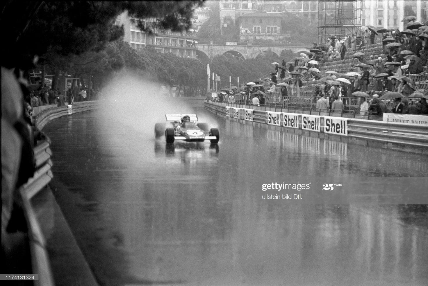 The victory of Jean Pierre Beltoise at the 1972 Monaco GP.