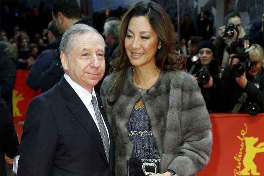 Jean Todt and Michelle Yeoh.
