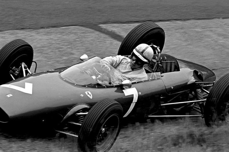 John Surtees, Ferrari, in 1963.