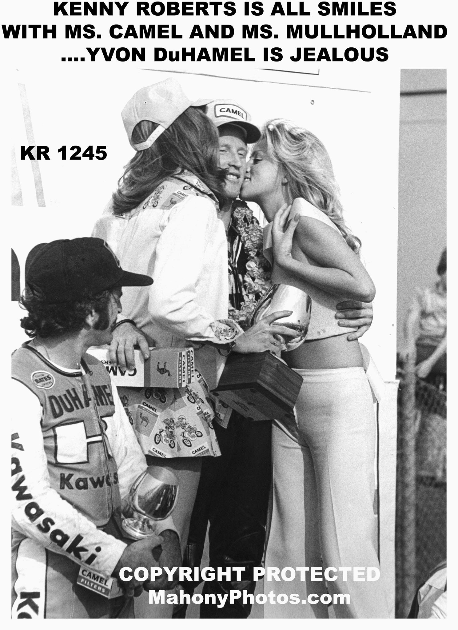 Kenny Roberts and girls.