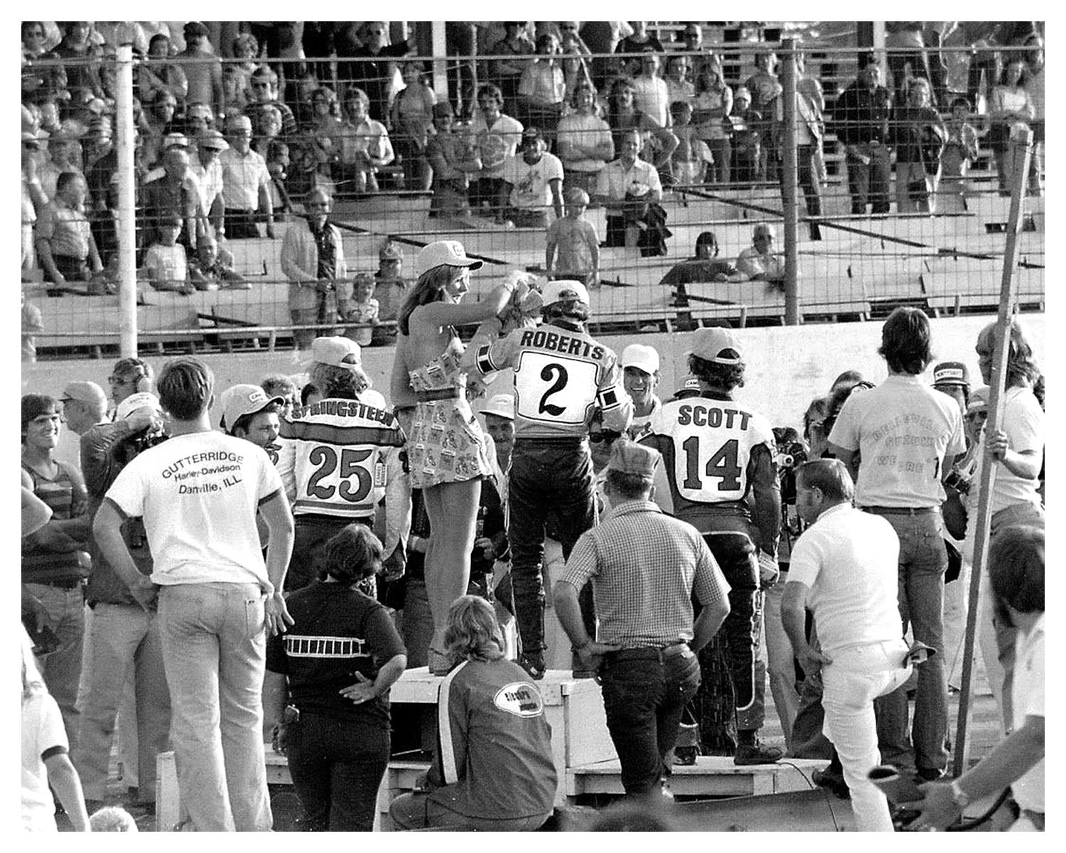 Kenny Roberts at Ama Grand National Championship Series season in 1976. 