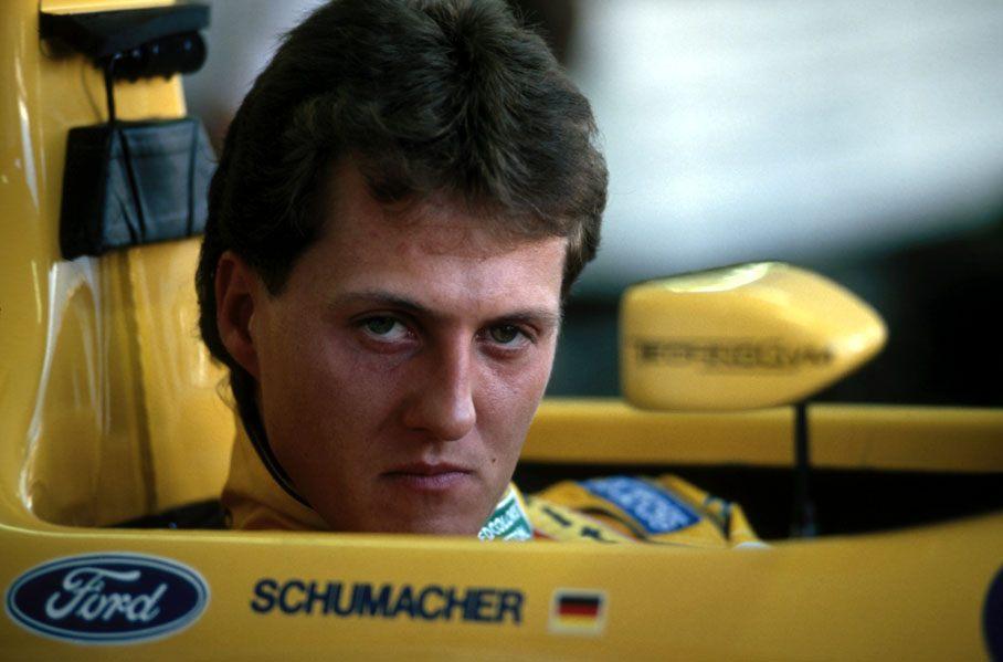Michael Schumacher in 1992 at Kyalami.