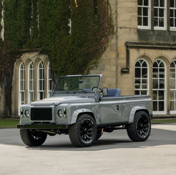 Lando Norris' tailor made Land Rover.