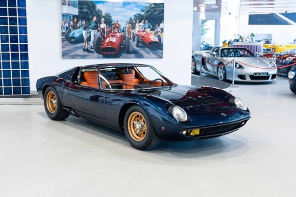 Lando Norris' beautiful Miura.