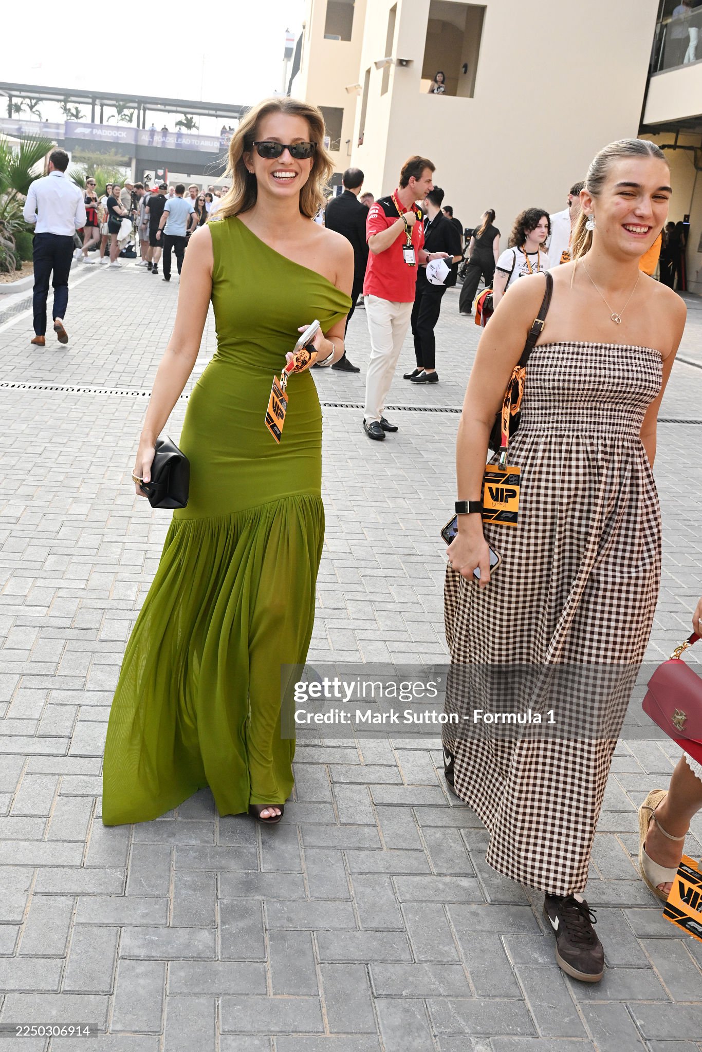 Magui Corceiro in the paddock during the final practice ahead of the F1 Grand Prix of Abu Dhabi at Yas Marina Circuit on 06 December 2025 in Abu Dhabi, United Arab Emirates. 
