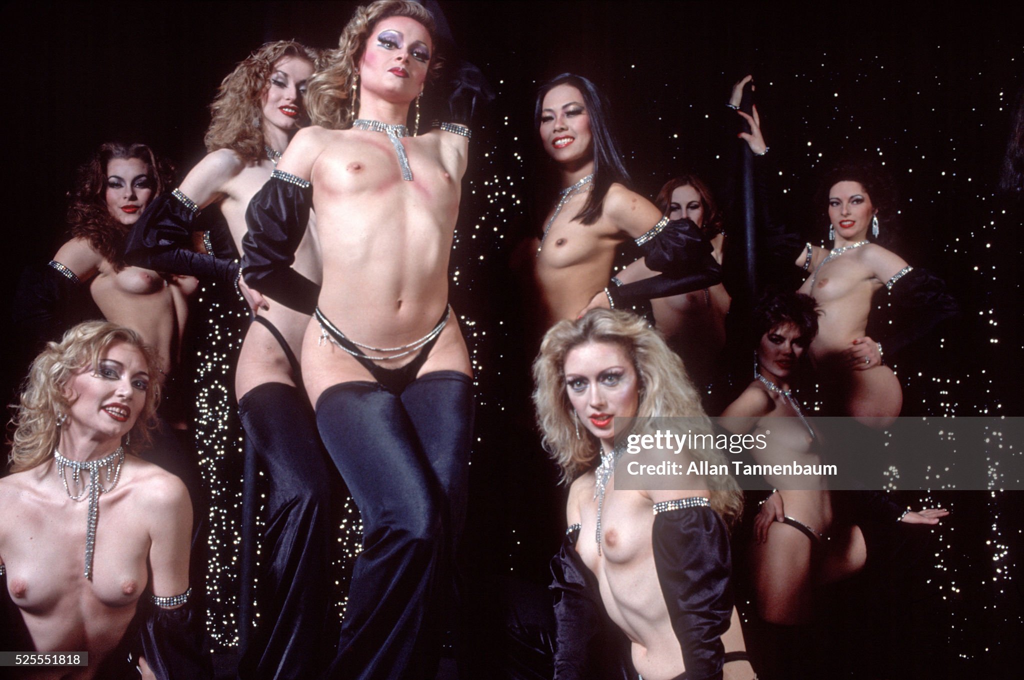 Girls' Chorus Line at the Wildcat Saloon, an attempt for a Parisian - or Las Vegas-style revue, in New York on 27 February 1982. 