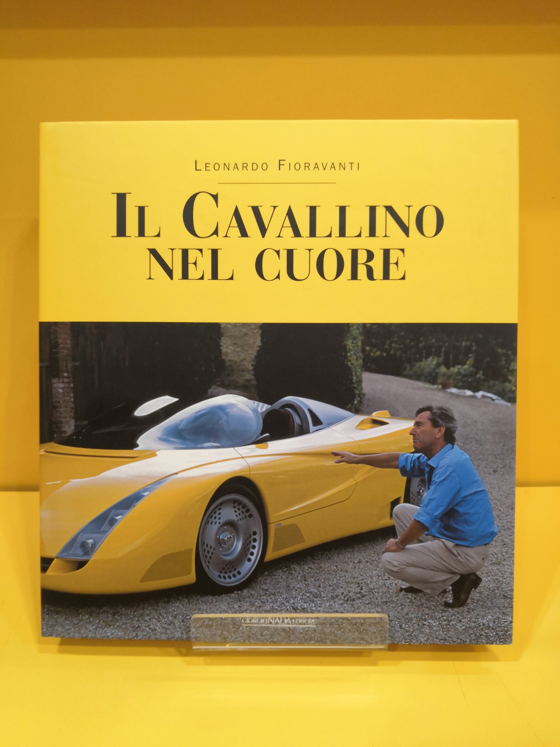 Leonardo Fioravanti and the book ‘Il Cavallino nel cuore’.