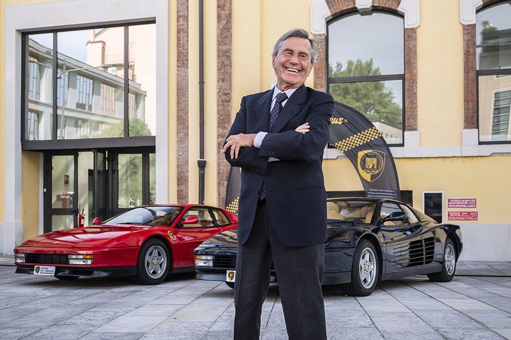 Leonardo Fioravanti and his Ferraris.