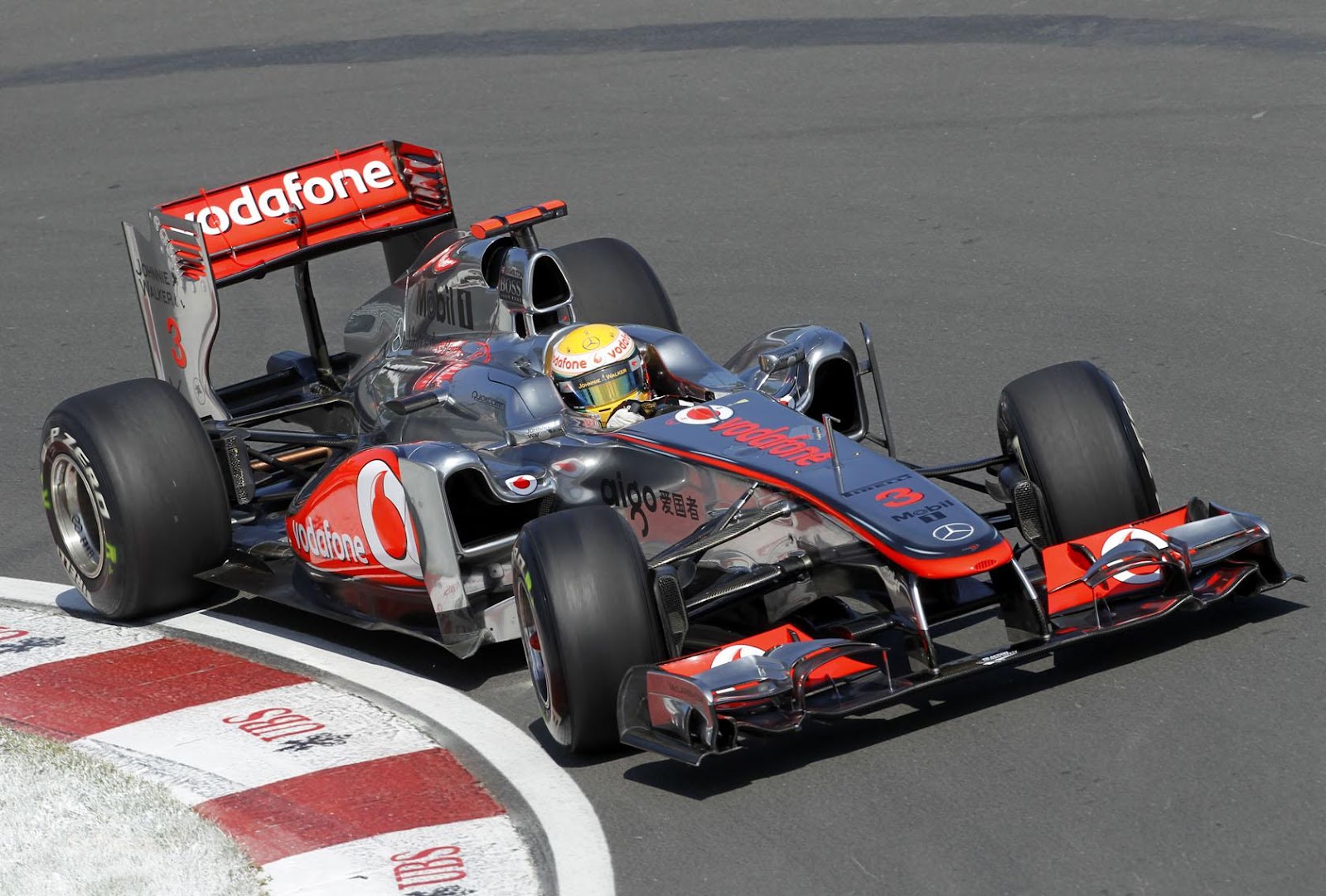 Lewis Hamilton at Montreal in 2011.