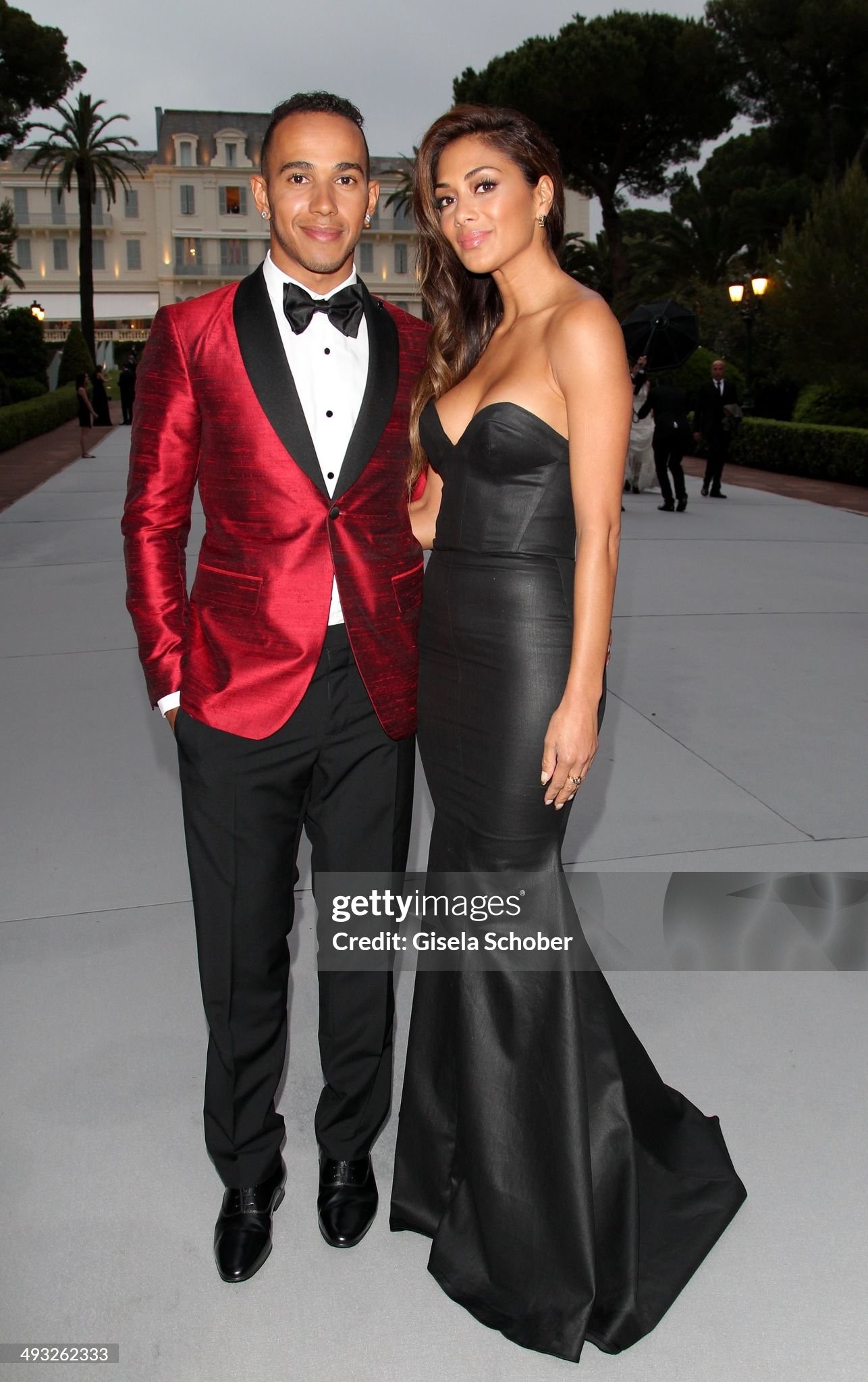 Lewis Hamilton and Nicole Scherzinger on May 22, 2014 in Cap d'Antibes, France. 