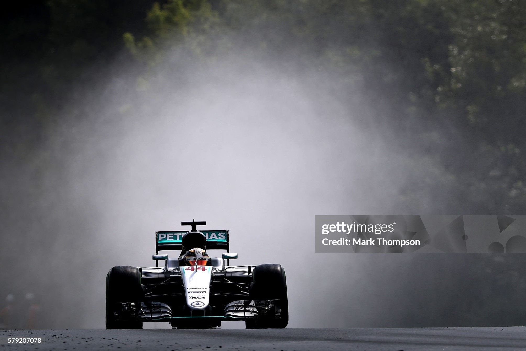 Lewis Hamilton on track during qualifying for the Formula One Grand Prix of Hungary at Hungaroring on 23 July 2016 in Budapest, Hungary. 