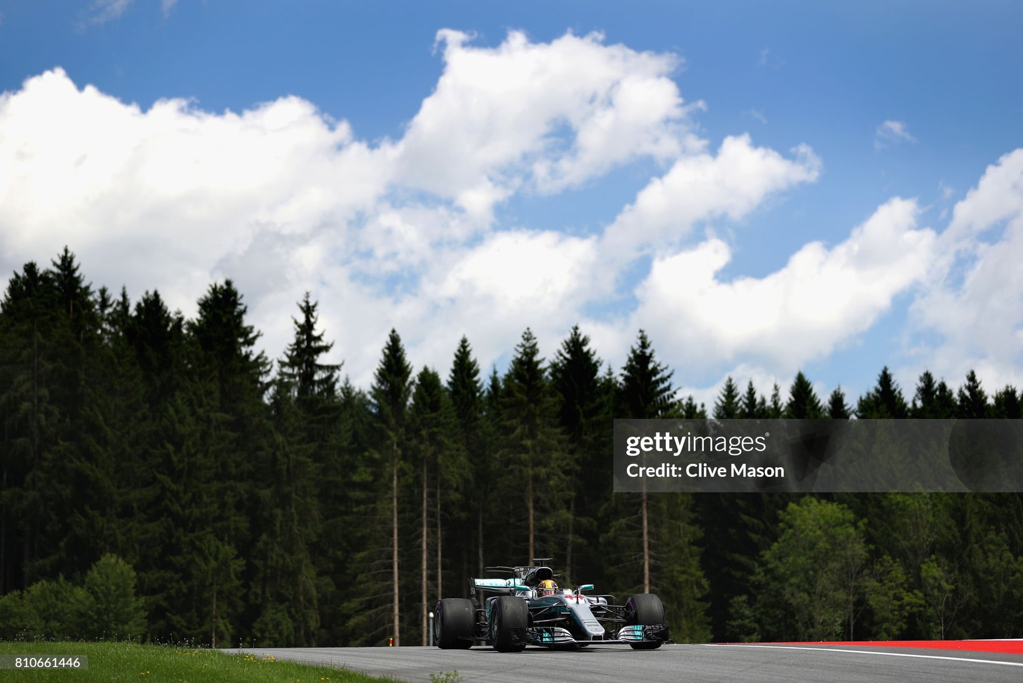 Lewis Hamilton during final practice for the Formula One Grand Prix of Austria at Red Bull Ring in Spielberg, Austria, on 08 July 2017. 