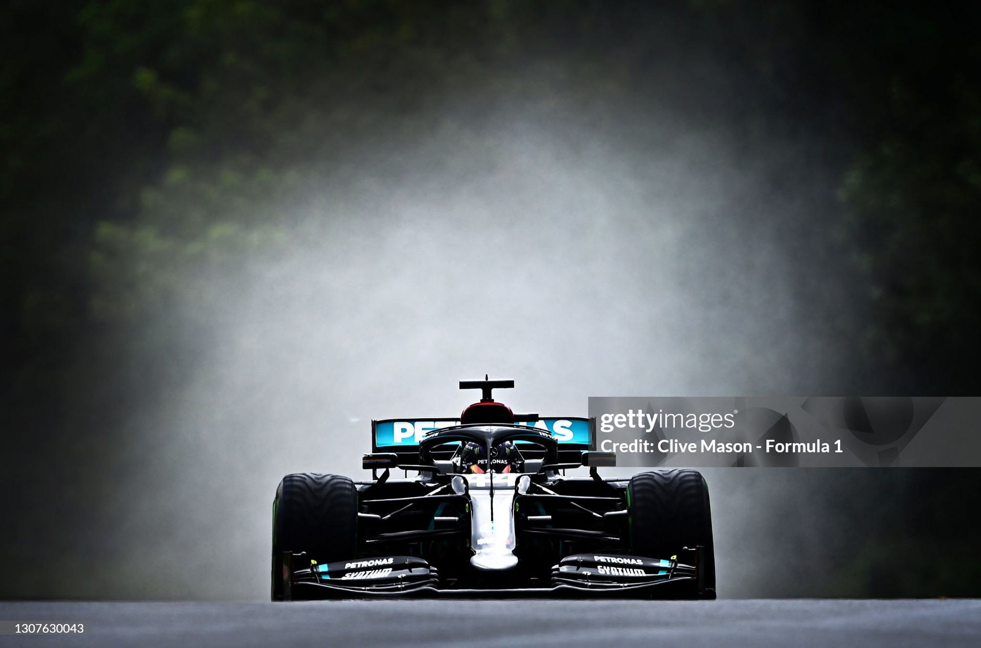 Lewis Hamilton on the way to the grid before the Formula One Grand Prix of Hungary at Hungaroring in Budapest, Hungary, on 19 July 2020.