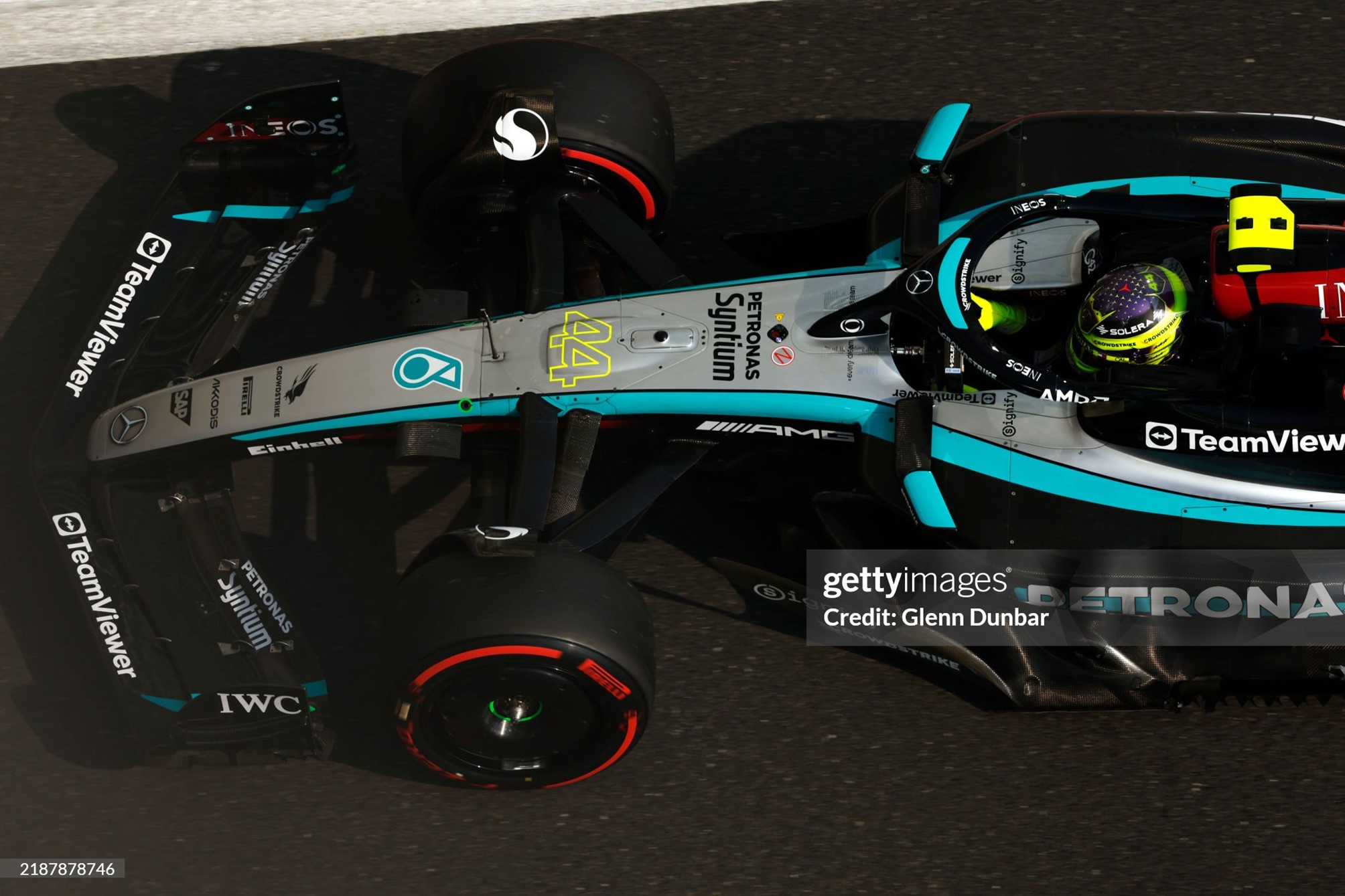 Lewis Hamilton during practice at F1 Grand Prix of Abu Dhabi on December 06, 2024. 