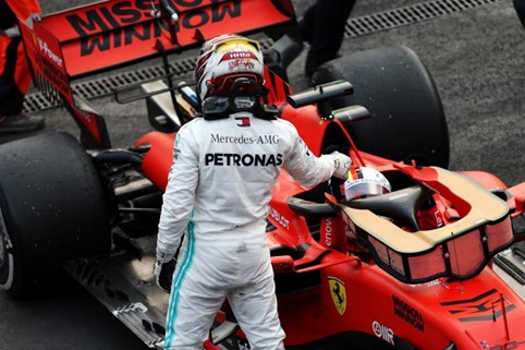 Lewis Hamilton and Sebastian Vettel.