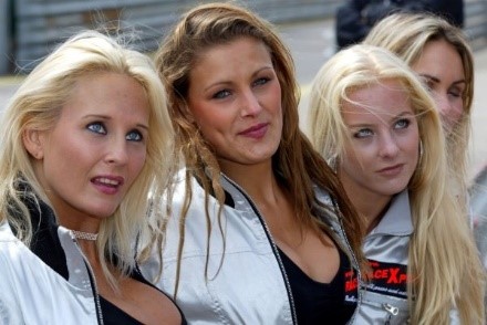 Girls at Zandvoort in June 2005.