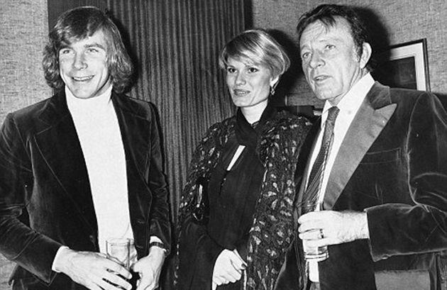 James and Susan Hunt with Richard Burton.