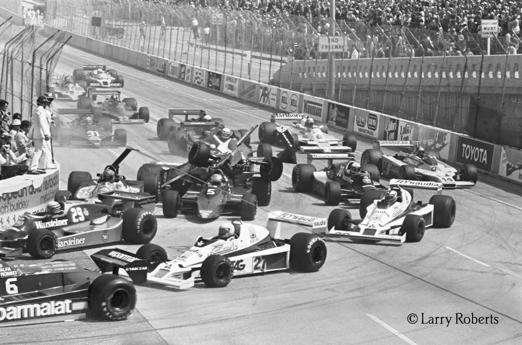 A vintage F1 race at Long Beach.
