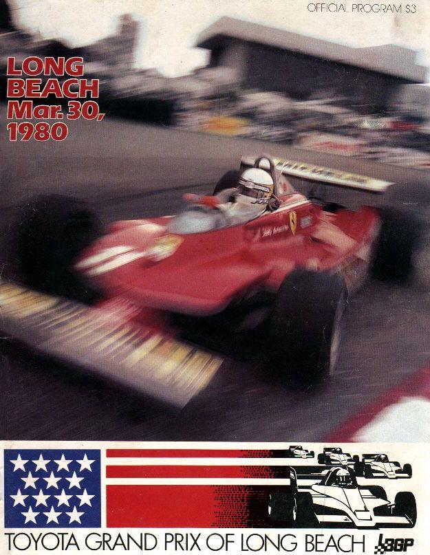 A poster for the 1980 Long Beach GP.