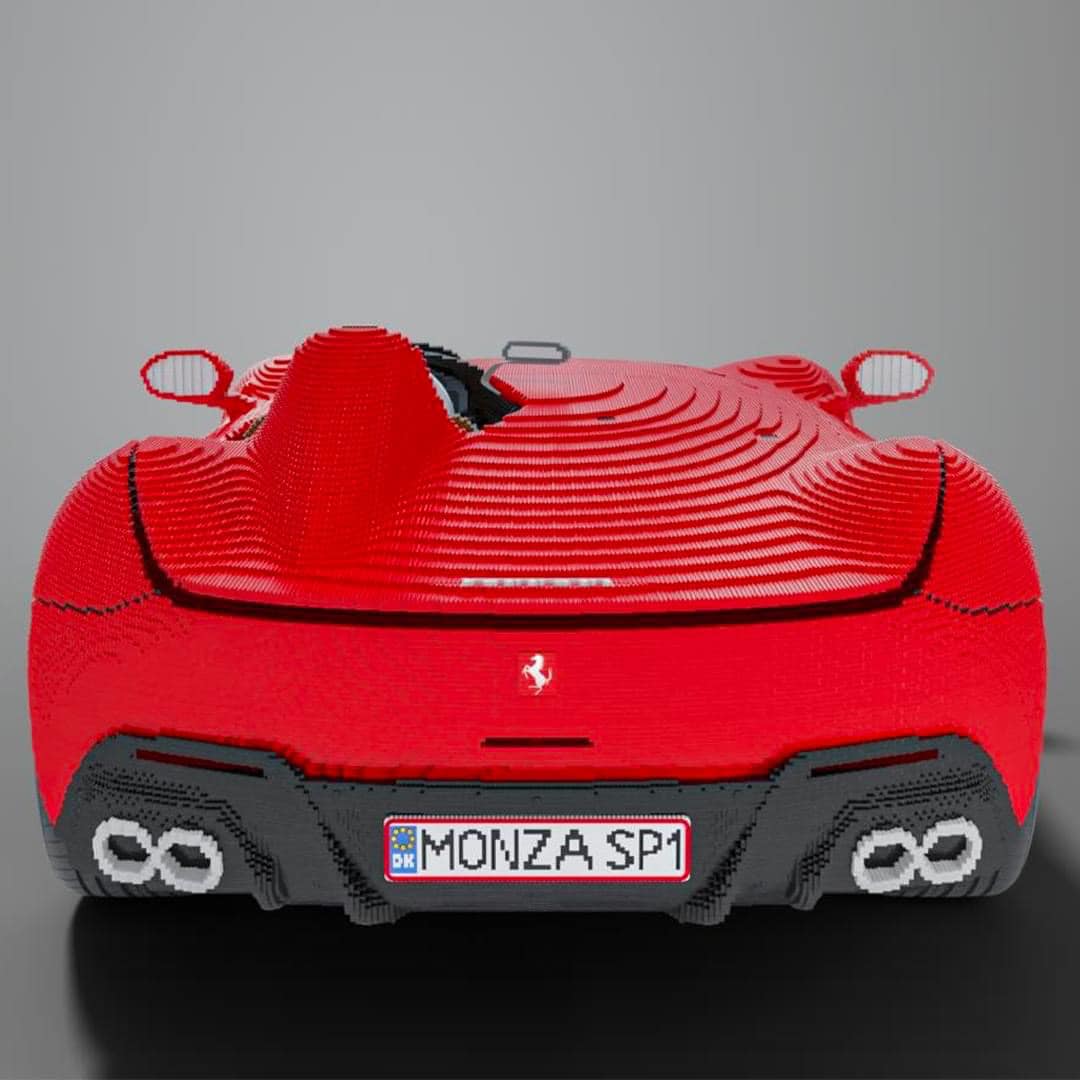 A toy Ferrari Monza.