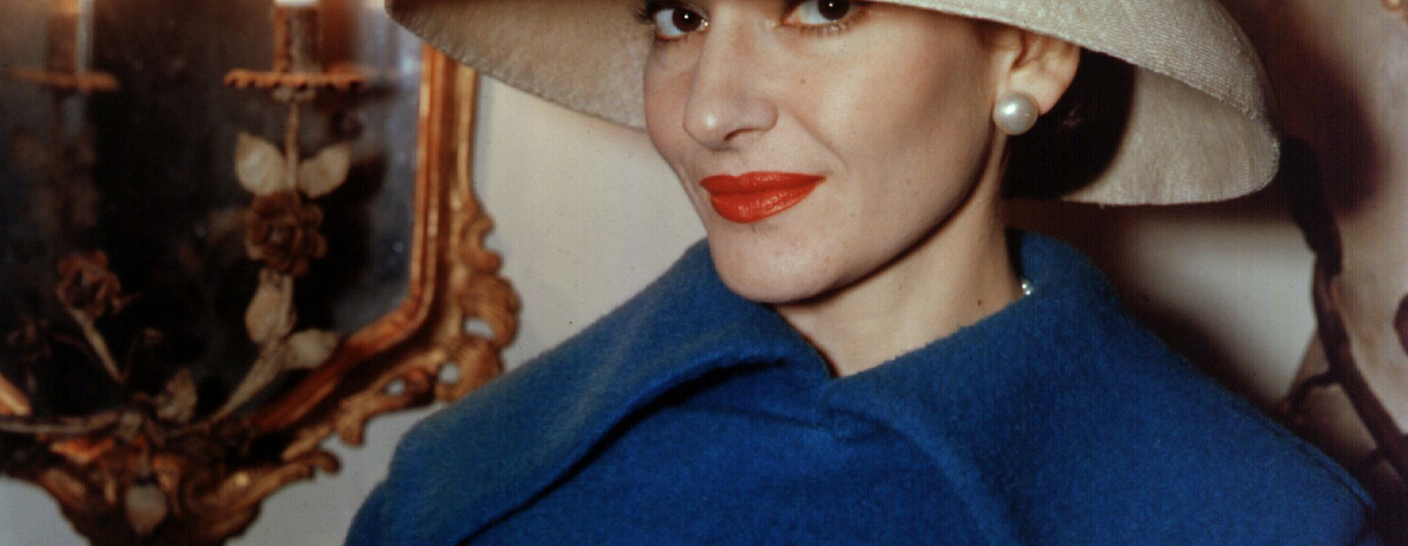 Maria Callas in Milan in 1958.