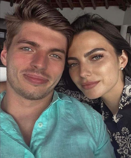 Max Verstappen and his girlfriend Kelly Piquet.