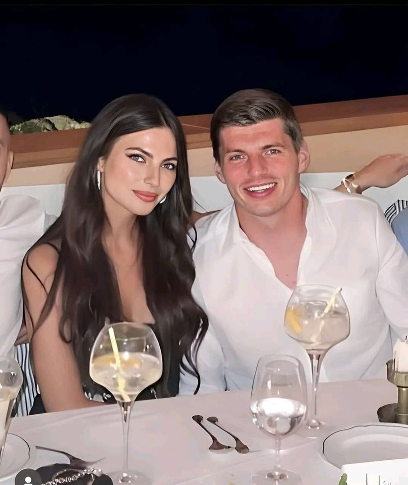 Max Verstappen with his girlfriend Kelly Piquet.