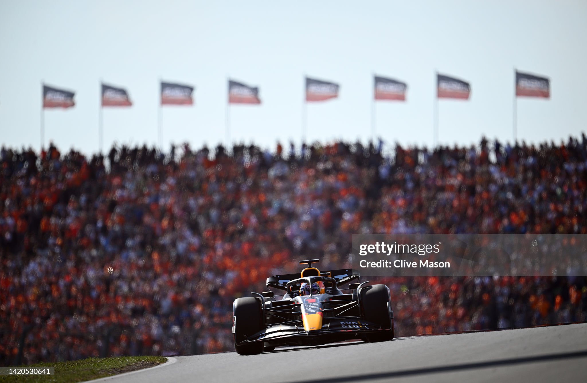 Max Verstappen driving the Red Bull RB18 on track during qualifying ahead of the F1 Grand Prix of the Netherlands at Zandvoort on September 03, 2022. 