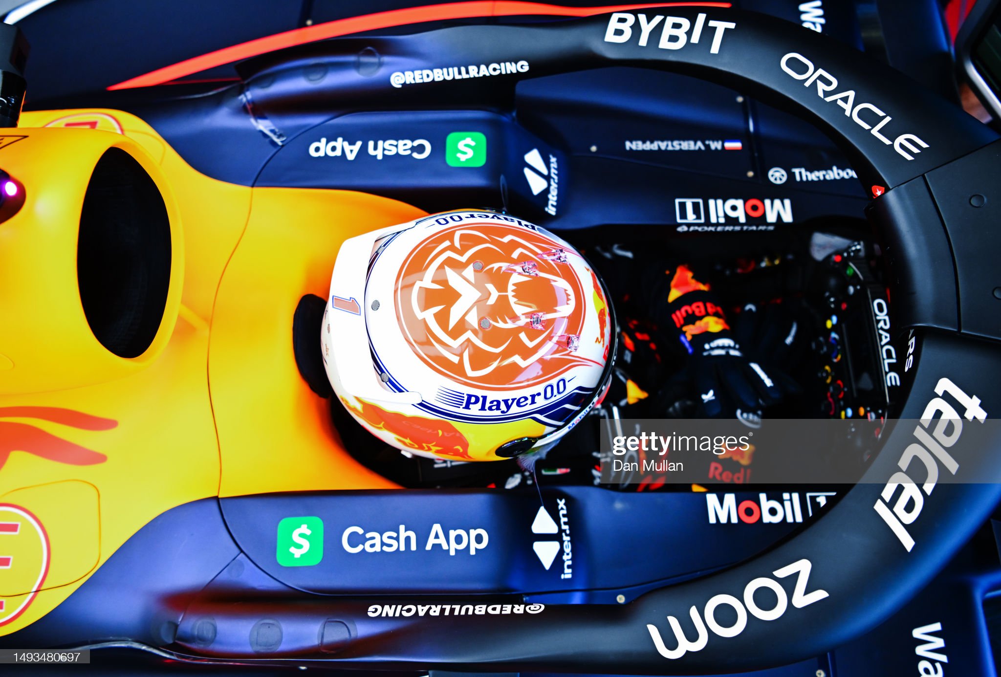 Max Verstappen prepares to drive in the garage during practice ahead of the F1 Grand Prix of Monaco at Circuit de Monaco on May 26, 2023 in Monte-Carlo, Monaco. 