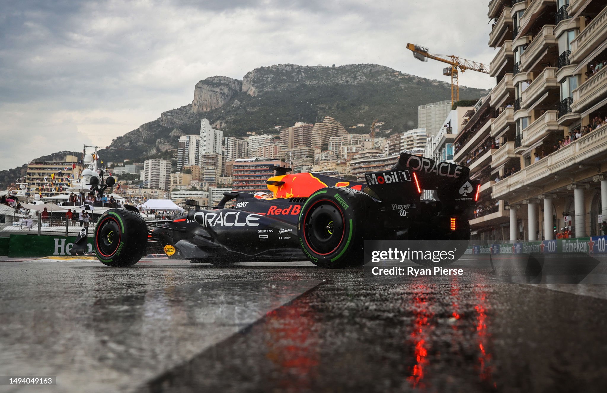 Max Verstappen driving the Red Bull RB19 on track during the F1 Grand Prix of Monaco at Circuit de Monaco on May 28, 2023. 