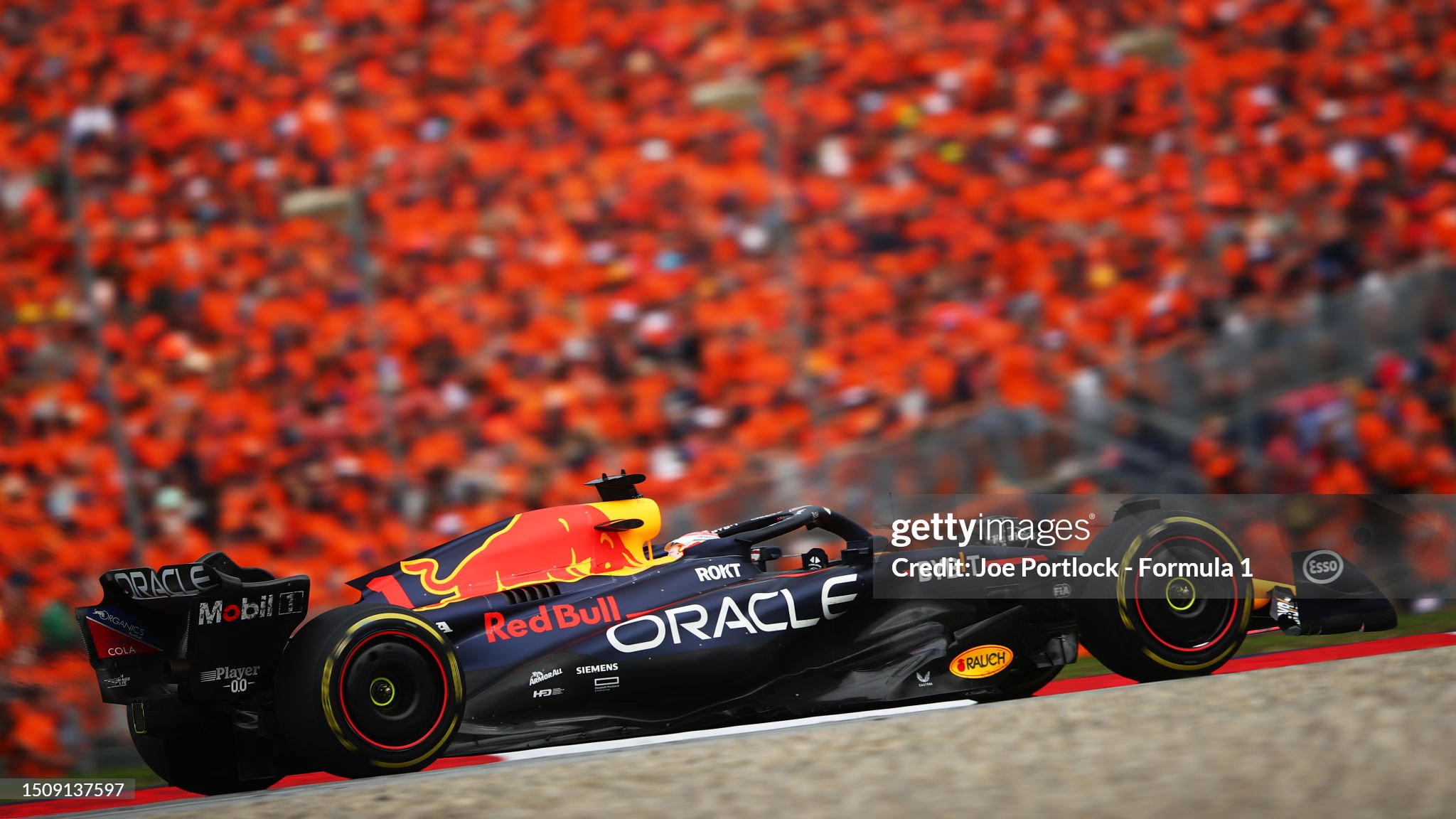 Max Verstappen driving the Red Bull RB19 on track during the F1 Grand Prix of Austria at Red Bull Ring on July 02, 2023 in Spielberg, Austria. 