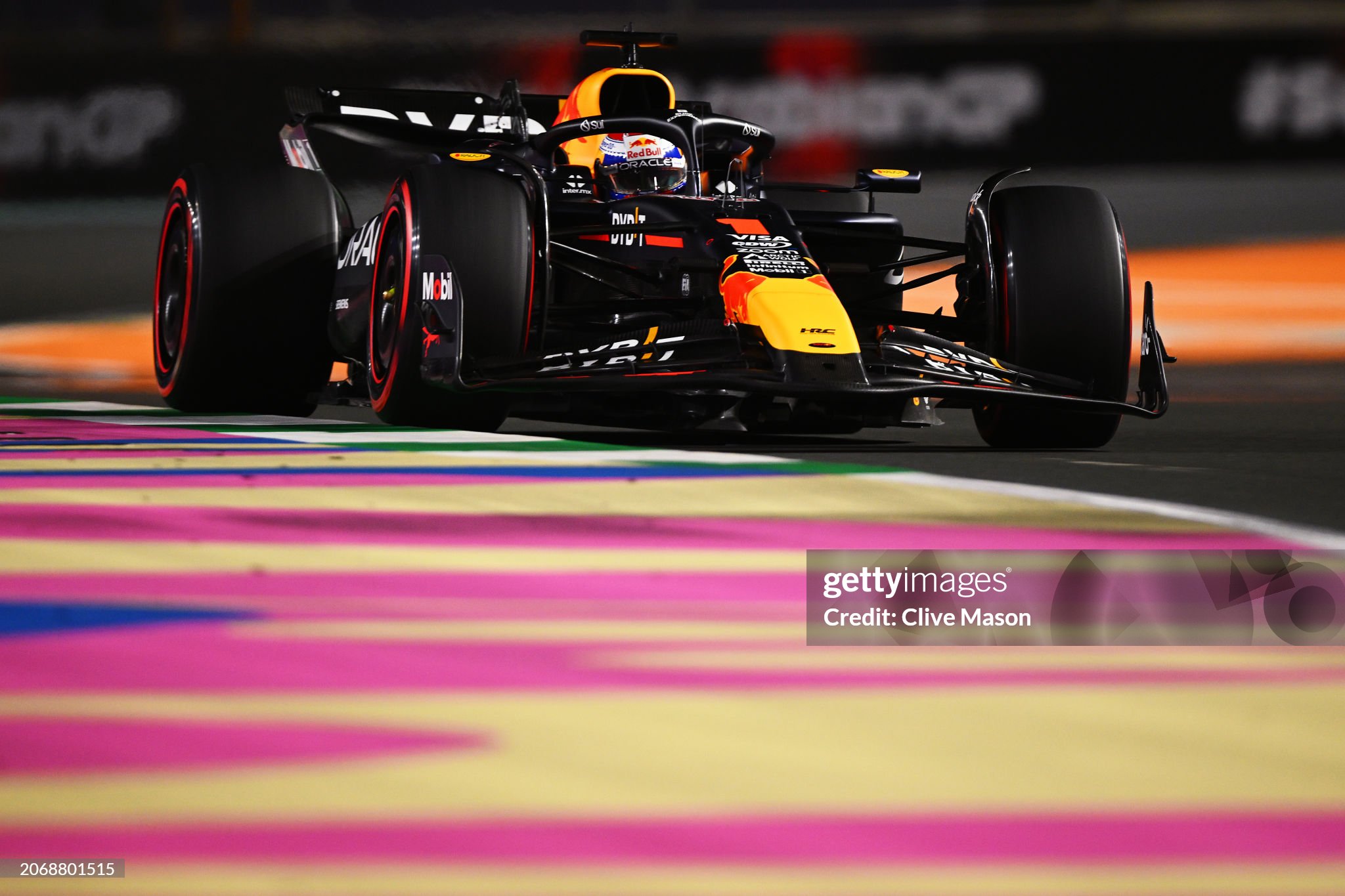 Max Verstappen driving the Red Bull RB20 on track during qualifying ahead of the F1 Grand Prix of Saudi Arabia at Jeddah Corniche Circuit on 08 March 2024 in Jeddah, Saudi Arabia. 