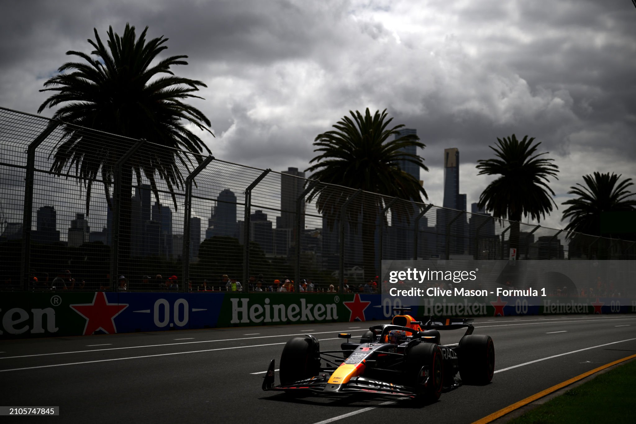 Max Verstappen driving the Red Bull RB20 on track during final practice ahead of the F1 Grand Prix of Australia at Albert Park Circuit on 23 March 2024 in Melbourne, Australia. 