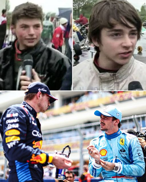 Max Verstappen and Charles Leclerc, fistfights when they were young and dialogue at the Miami Grand Prix on May 03 - 05, 2024.